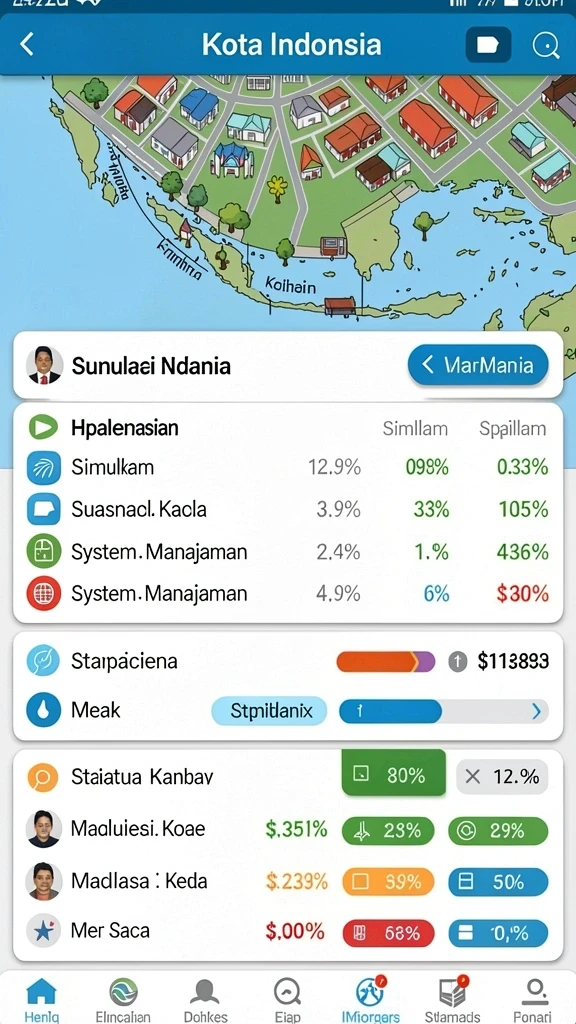 nexgid - Tampilan awal yang menarik dan penuh warna.